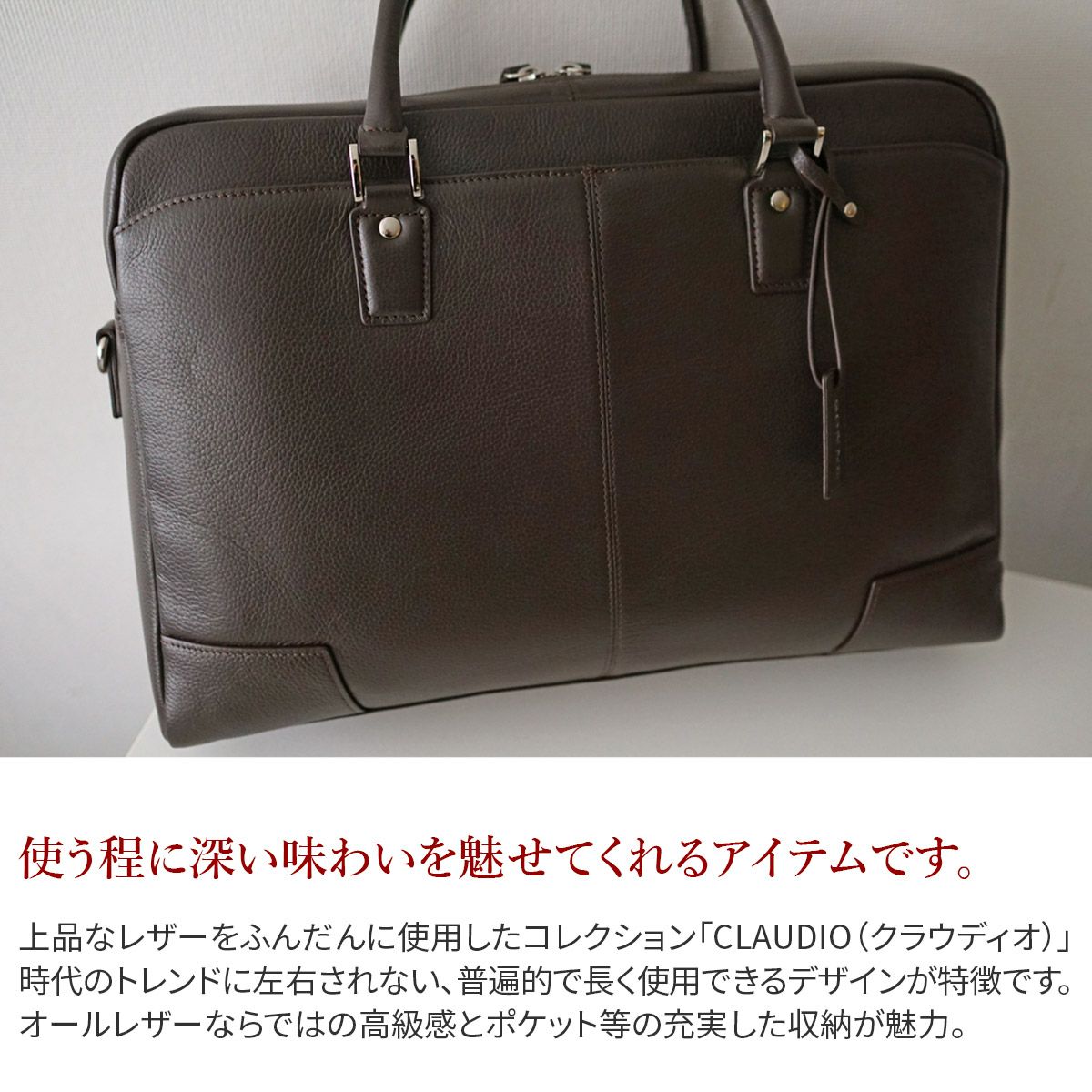 SONNE ゾンネ CLAUDIO クラウディオ 2WAY ブリーフバッグ SO-SOX004