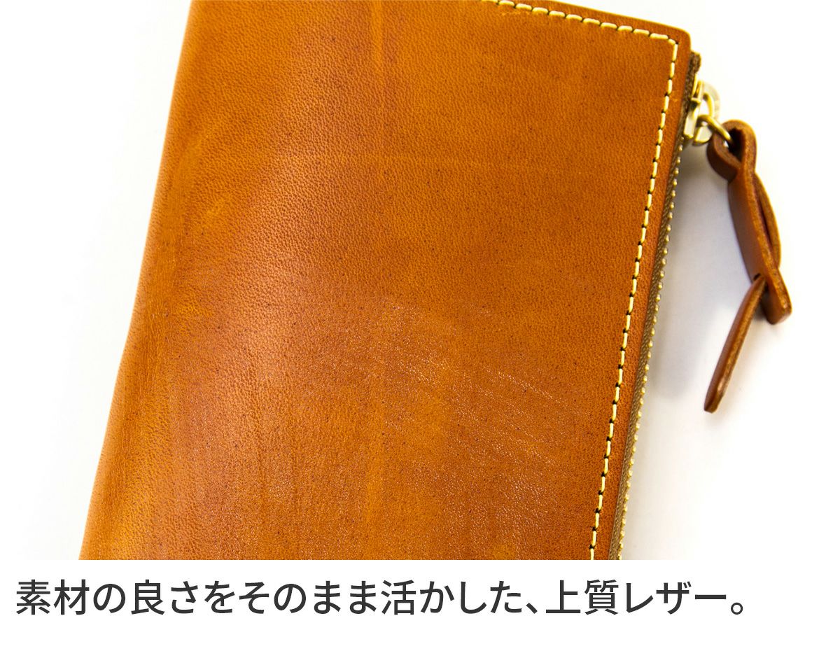 CORBO. コルボ full grain Bridle Leather フルグレイン ブライドルレザー L字ファスナー折財布 1LM-1602