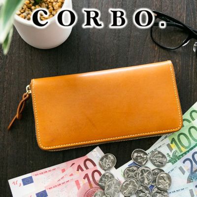 CORBO. コルボ full grain Bridle Leather フルグレイン ブライドルレザー ラウンドファスナー式長財布 1LM-1603