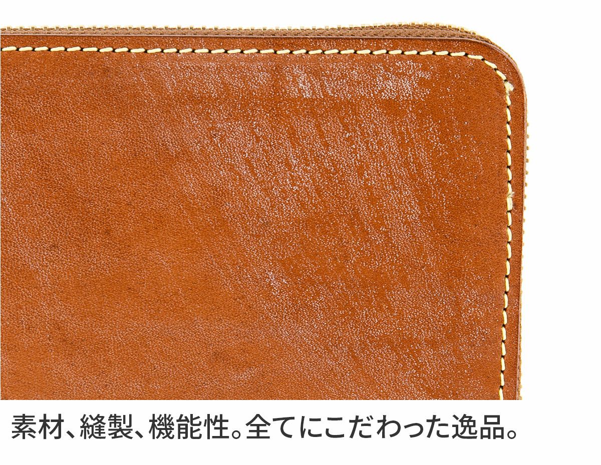 CORBO. コルボ full grain Bridle Leather フルグレイン ブライドルレザー ラウンドファスナー式長財布 1LM-1603