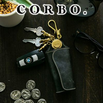 CORBO. コルボ full grain Bridle Leather フルグレイン ブライドルレザー キーケース 1LM-1606