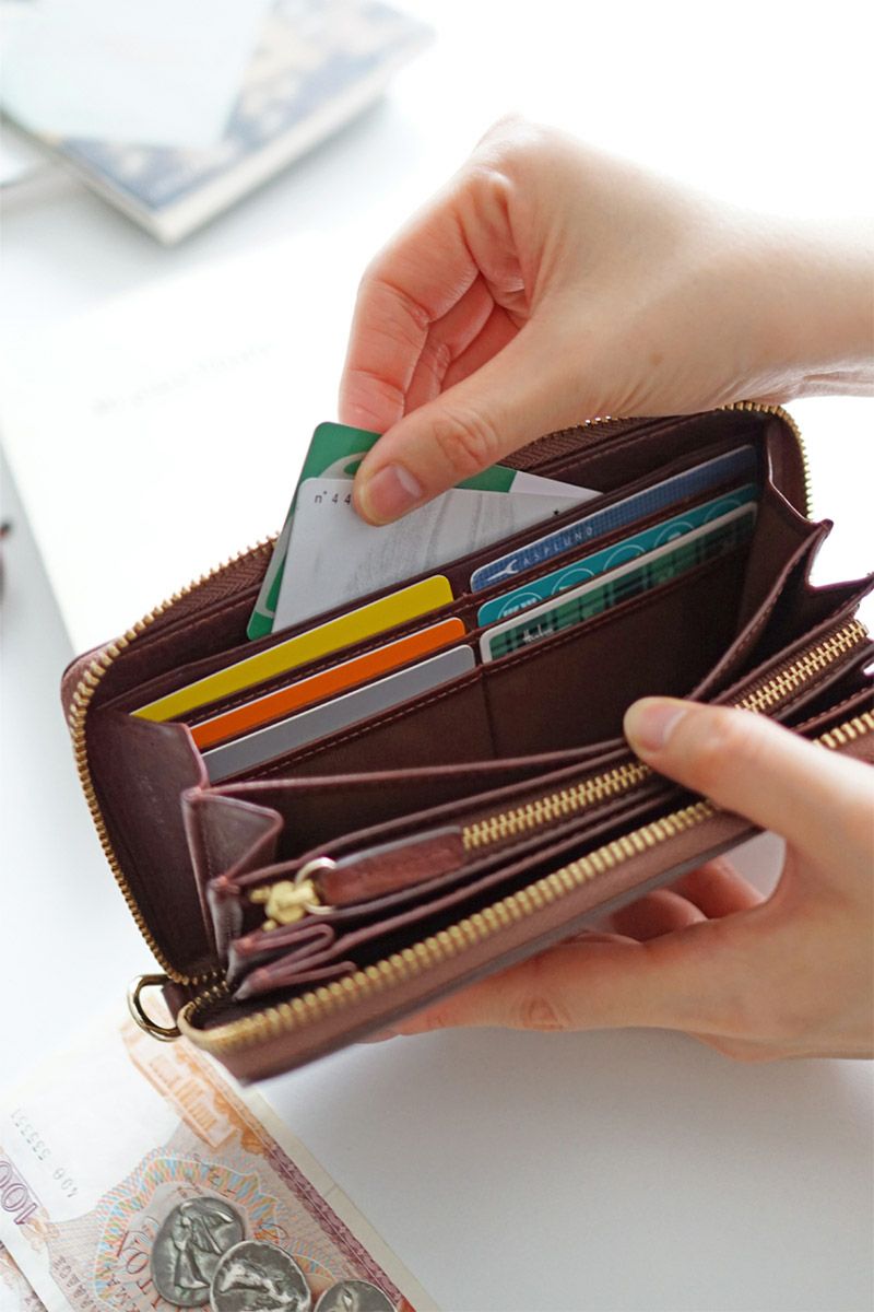 SONNE ゾンネ SCIROCCO シロッコ ラウンドファスナー 小銭入れ付き 長財布 SO-SOD001B