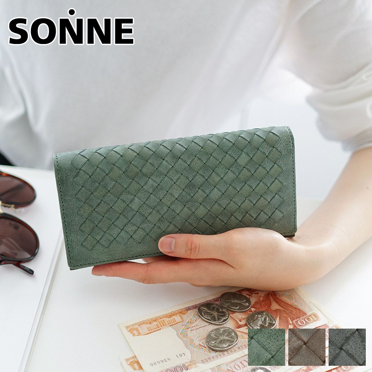 SONNE ゾンネ SIBILLA シビラ 小銭入れ付き長財布 SO-SOM008