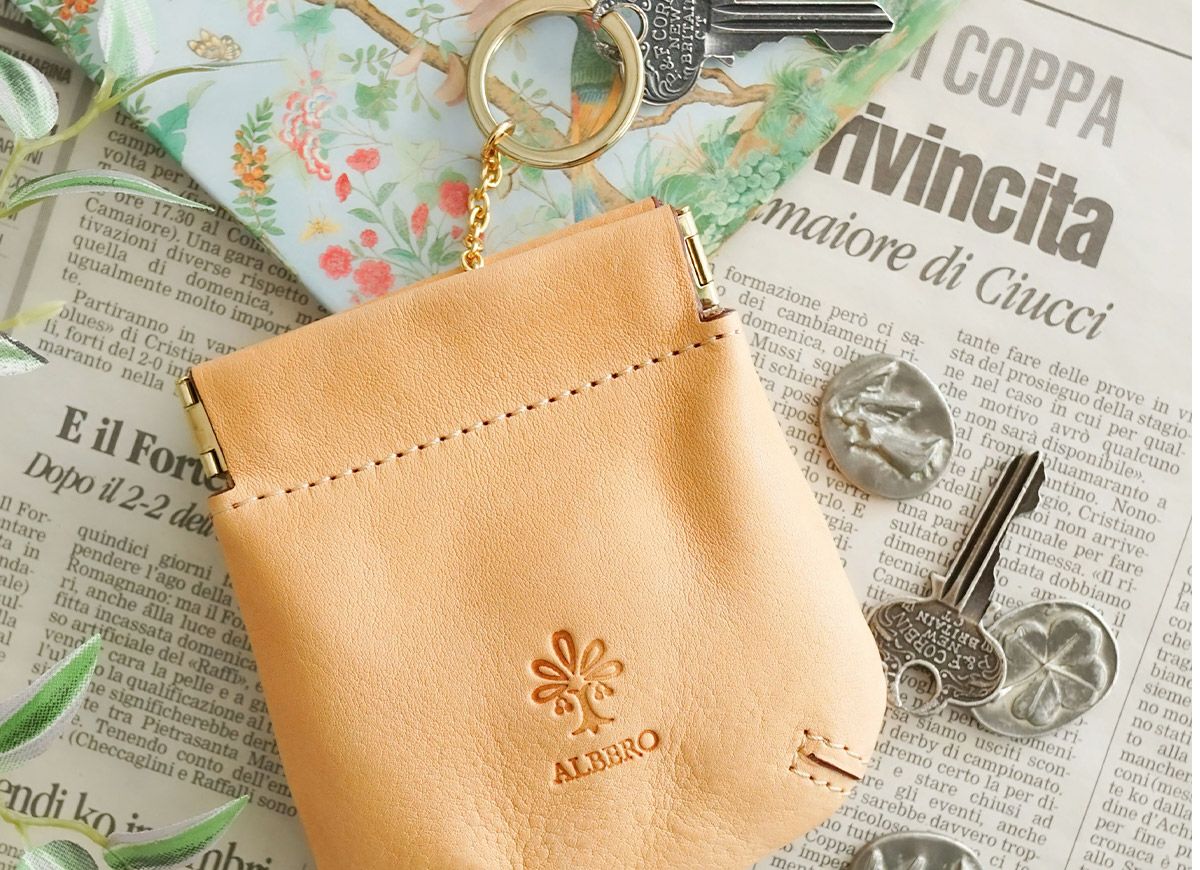 ALBERO アルベロ NATURE ナチュレ バネ式キーケース 5396