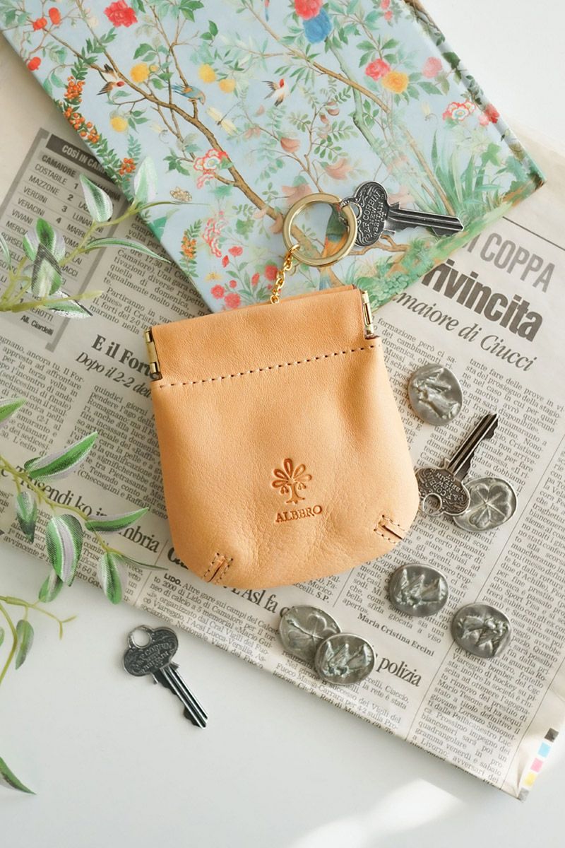 ALBERO アルベロ NATURE ナチュレ バネ式キーケース 5396