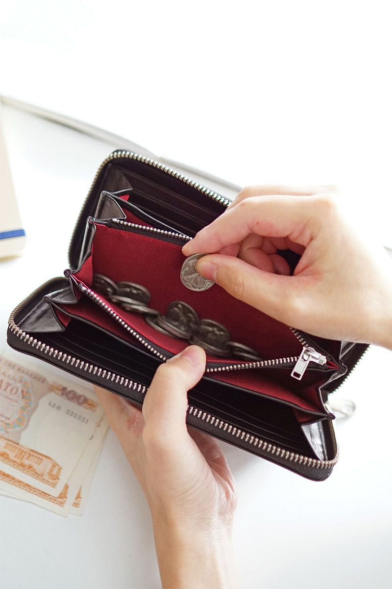 SONNE ゾンネ SCHAF シャーフ ラウンドファスナー 小銭入れ付き長財布 SO-SOS001A