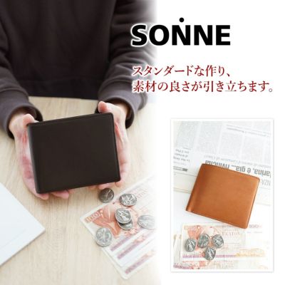 SONNE ゾンネ SCHAF シャーフ 小銭入れ付き二つ折り財布 SO-SOS003A