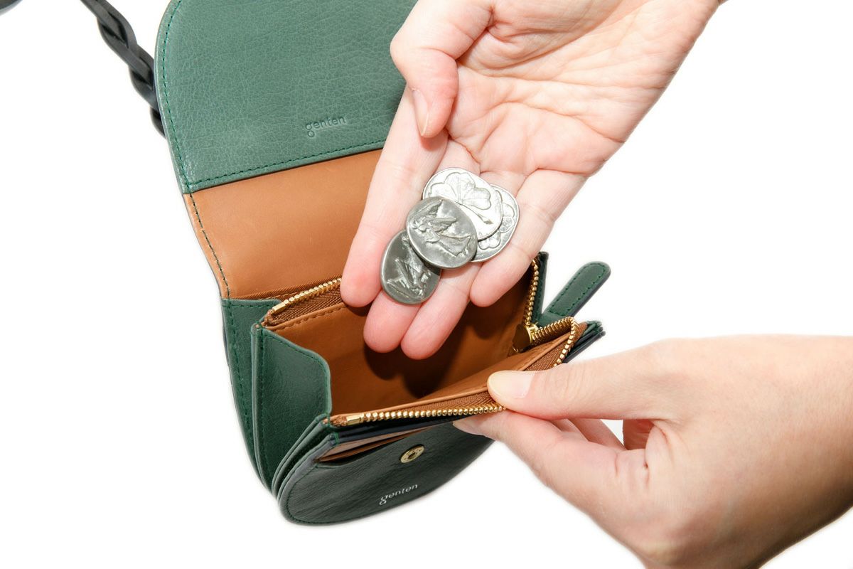 genten ゲンテン 財布 Cammino カミーノ フラグメントショルダーバッグ 43506