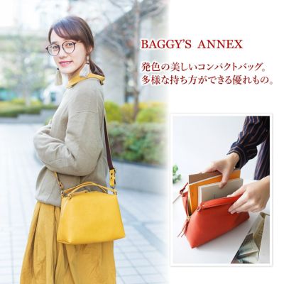 BAGGY'S ANNEX バギーズアネックス Wオイル 2WAYミニショルダーバッグ LGRN-2009