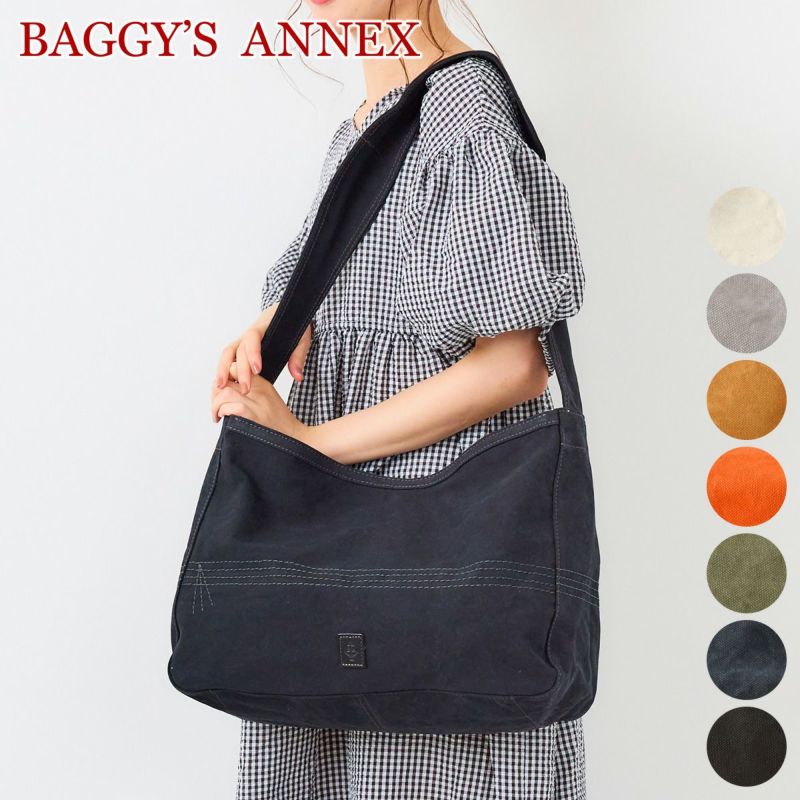 BAGGY'S ANNEX バギーズアネックス 18ozアーミーダックバイオ ワンショルダーバッグ（大） LGRN-4026