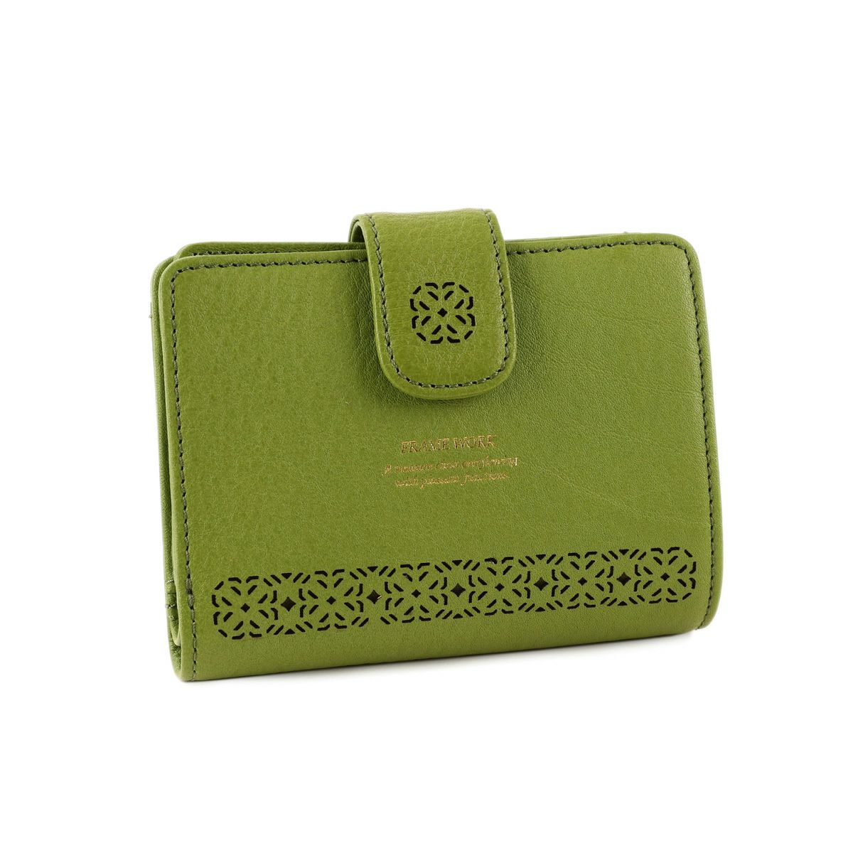 FRAME WORK フレームワーク トレボル 小銭入れ付き二つ折り財布 0044510