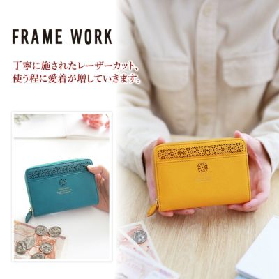 FRAME WORK フレームワーク トレボル 小銭入れ付き二つ折り財布 0044511