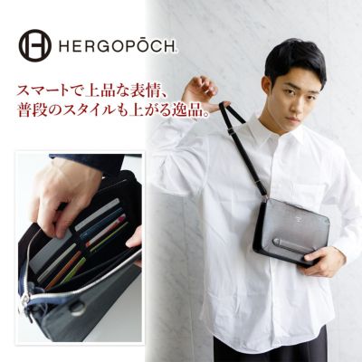 HERGOPOCH エルゴポック 06 Series 06シリーズ ワキシングレザー クラッチショルダーバッグ 06A-CSS