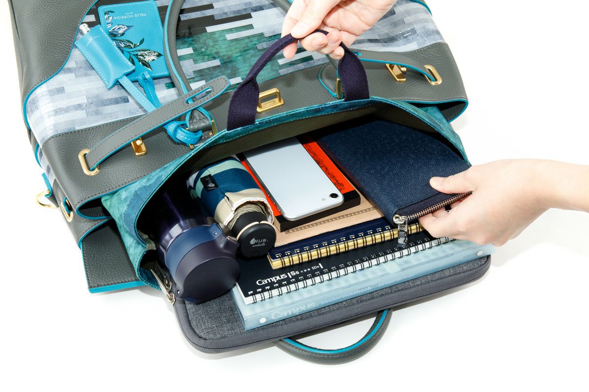 PELLE MORBIDA ペッレモルビダ VALS ヴァルス ボストンバッグ トートバッグ付属 PMO-VALS