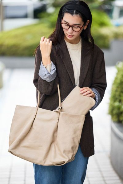 genten ゲンテン carryall キャリーオール トートバッグ 43640