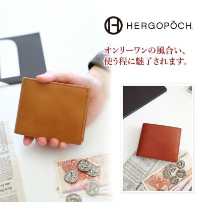 HERGOPOCH エルゴポック 06 Series 06シリーズ ワキシングレザー 小銭入れ付き二つ折り財布 06-SLG-2