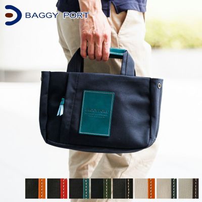 BAGGY PORT バギーポート 10号高密度帆布 BLACK ブラック ミニ トートバッグ YNM-424