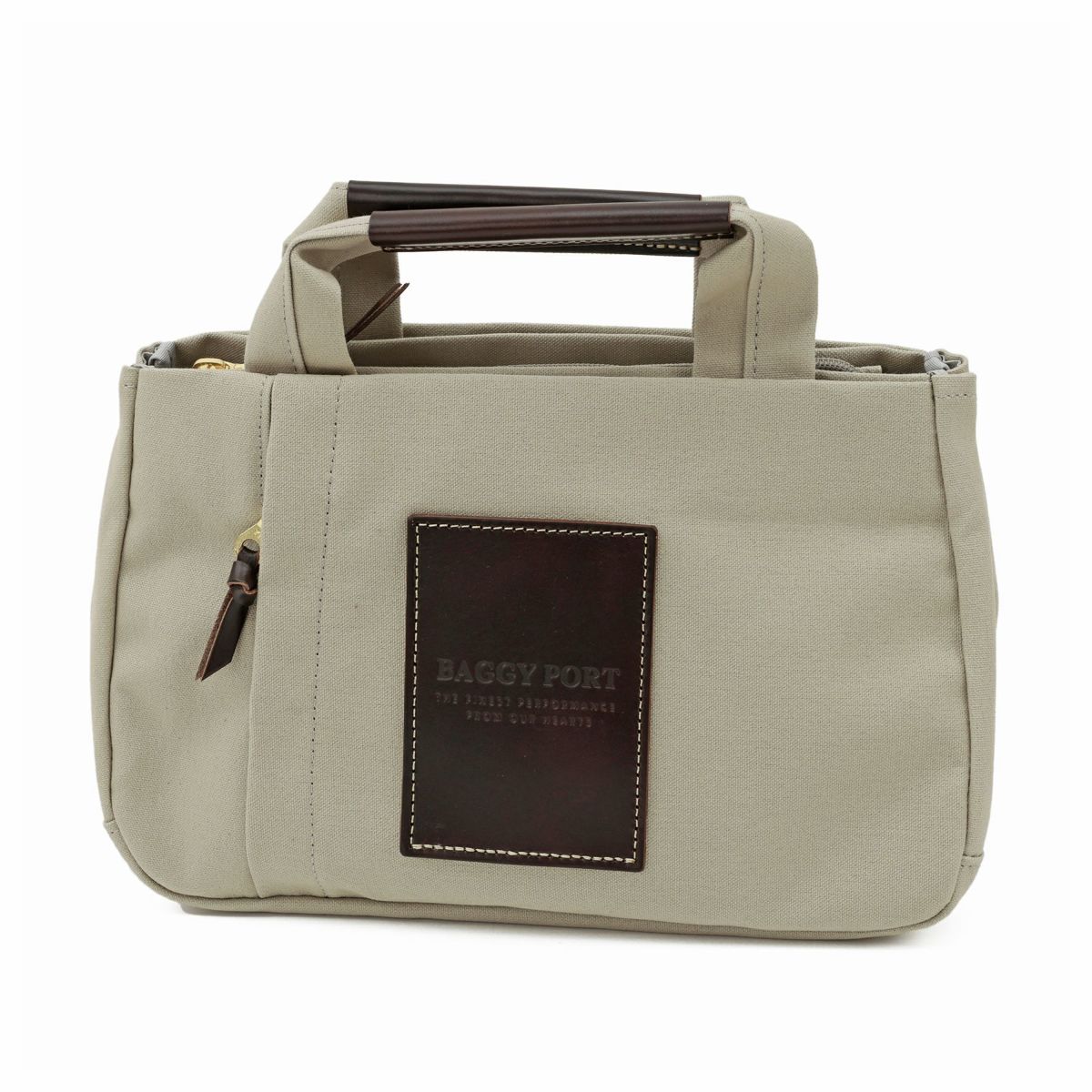 BAGGY PORT バギーポート 10号高密度帆布 BLACK ブラック ミニ トートバッグ YNM-424