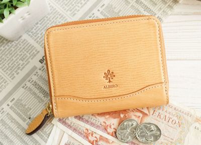 ALBERO アルベロ LASPIGA ラスピーガ 小銭入れ付き二つ折り財布 ラウンドファスナー式 4151