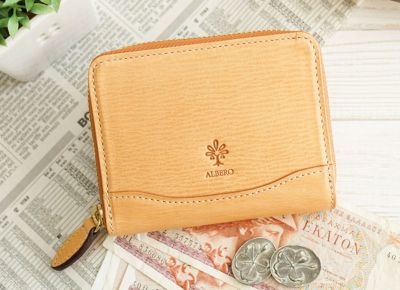 ALBERO アルベロ LASPIGA ラスピーガ 小銭入れ付き二つ折り財布 ラウンドファスナー式 4151