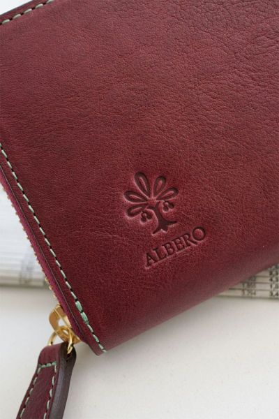 ALBERO アルベロ PECORINO ペコリーノ 小銭入れ付き長財布 ラウンドファスナー式 8950