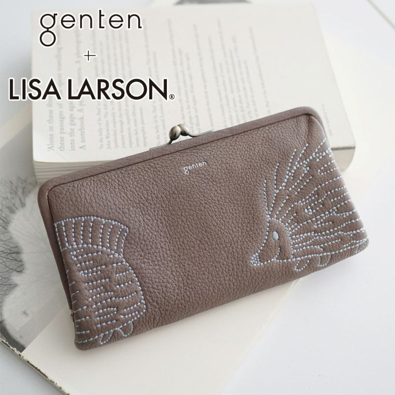 genten ゲンテン genten ×LISA LARSON ゲンテン×リサ ラーソン がま口長財布 46066