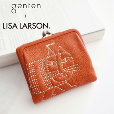 genten ゲンテン genten ×LISA LARSON ゲンテン×リサ ラーソン 小銭入れ付き二つ折り財布 46069