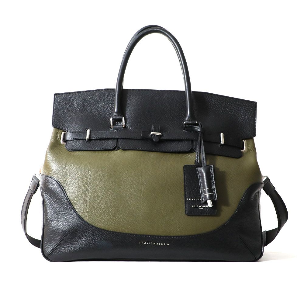 PELLE MORBIDA ペッレモルビダ TRAVISMATHEW PREMIUM × PELLE MORBIDA 2WAY ボストンバッグ ショルダーバッグ 大 PMO-TMMB025