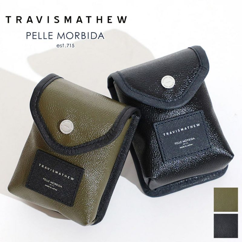 PELLE MORBIDA ペッレモルビダ TRAVISMATHEW PREMIUM × PELLE MORBIDA スコープケース PMO-TMPG008