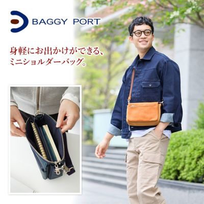 BAGGY PORT バギーポート グローブレザー ミニ ショルダーバッグ YNM-233