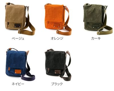 BAGGY PORT バギーポート 10号帆布 カラーバイオ ミニショルダーバッグ GRN-1527