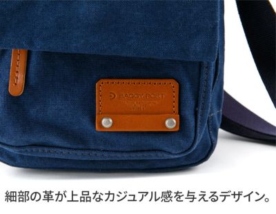 BAGGY PORT バギーポート 10号帆布 カラーバイオ ミニショルダーバッグ GRN-1527