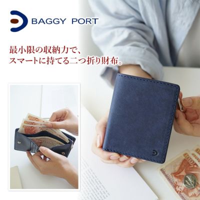 BAGGY PORT バギーポート TEXAS テキサス 小銭入れ付き二つ折り財布 ZYS-1504