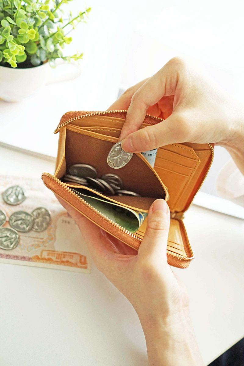 ALBERO アルベロ NATURE ナチュレ 小銭入れ付き財布（L字ファスナー式） 5398