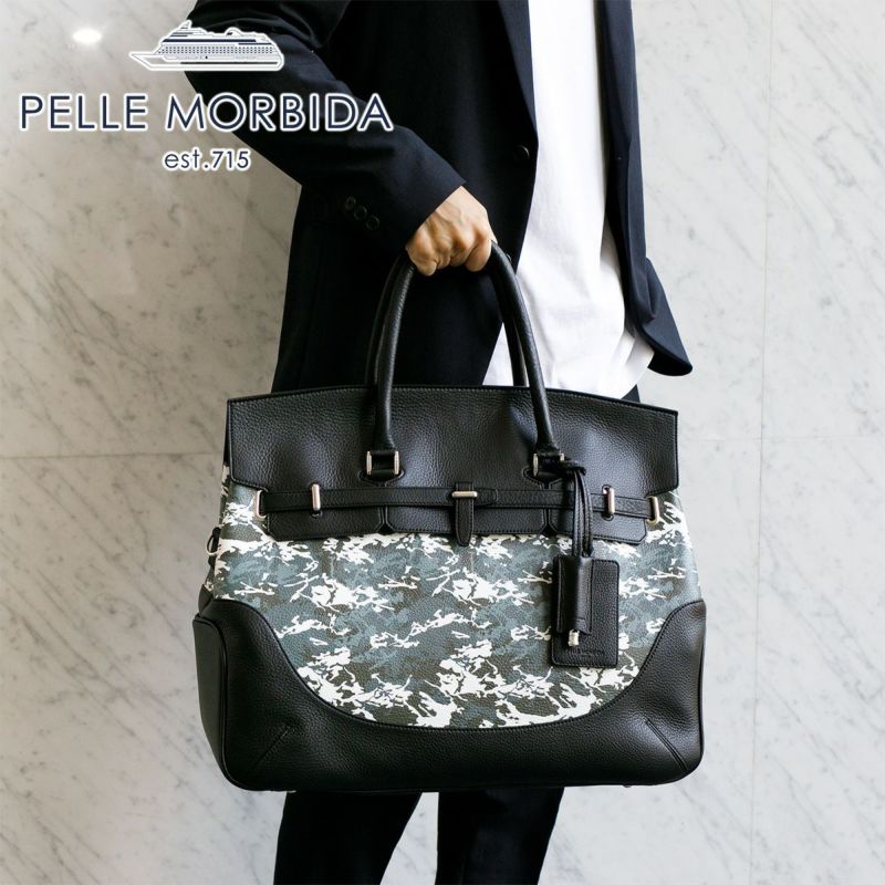 PELLE MORBIDA ペッレモルビダ Maiden Voyage メイデン ボヤージュ シュリンクレザー 2WAYボストンバッグ ショルダーバッグ（大） PMO-MMB025