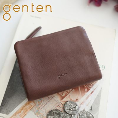 genten ゲンテン G soft2 （Gソフト2） 小銭入れ付き二つ折り財布 43282