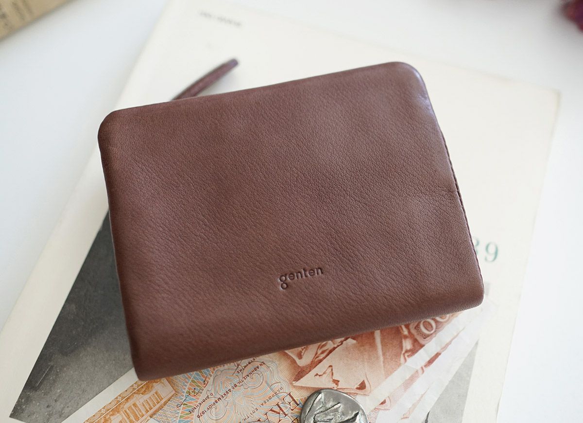 genten ゲンテン G soft2 （Gソフト2） 小銭入れ付き二つ折り財布 43282
