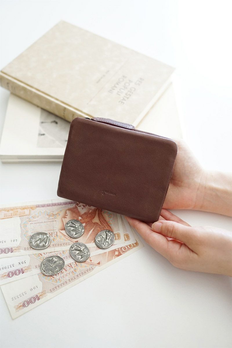 genten ゲンテン G soft2 （Gソフト2） 小銭入れ付き二つ折り財布 43282