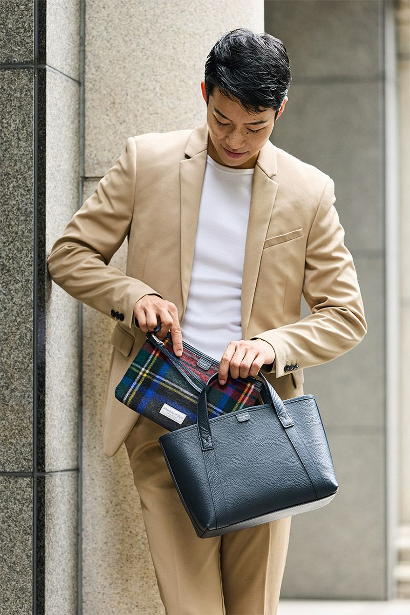 PELLE MORBIDA ペッレモルビダ TELA MARINA テーラ マリーナ トートバッグ PMO-JETE007