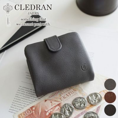 CLEDRAN クレドラン GALE ガレ 小銭入れ付き二つ折り財布 CR-CL3630