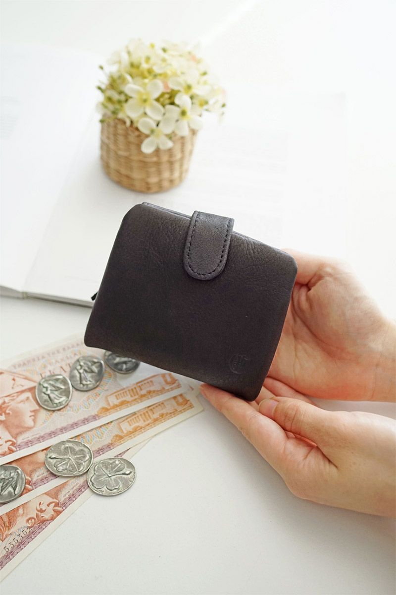 CLEDRAN クレドラン GALE ガレ 小銭入れ付き二つ折り財布 CR-CL3630