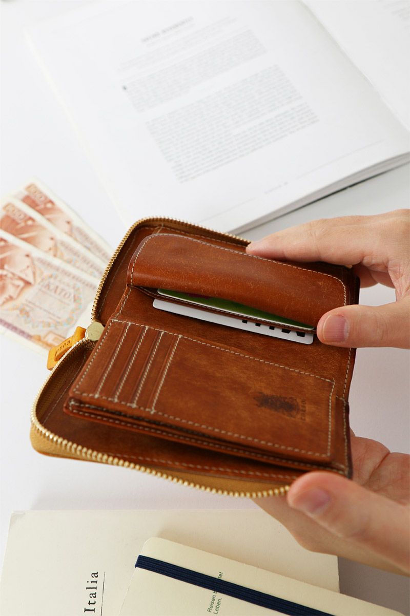 CORBO. コルボ SLATE PUEBLO スレート プエブロ 小銭入れ付き二つ折り財布（L字ファスナー式） 1LN-1710