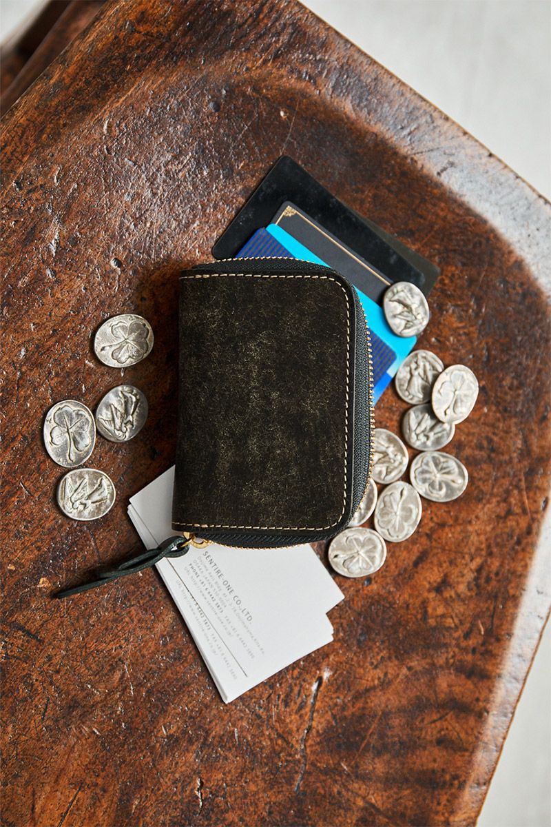 CORBO. コルボ SLATE PUEBLO スレート プエブロ カードコインケース（ラウンドファスナー式 ）1LN-1712