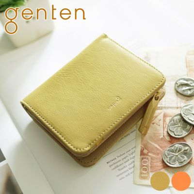 genten ゲンテン Danza ダンサ 小銭入れ付き二つ折り財布 43872