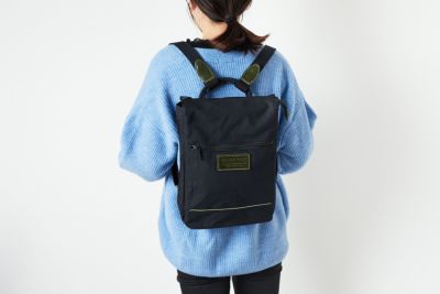 BAGGY PORT バギーポート 10号高密度帆布 BLACK ブラック 2WAYミニリュック YNM-426