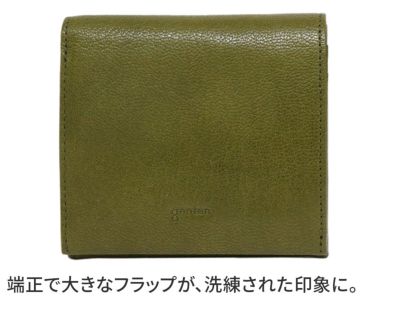 genten ゲンテン GOAT BASIC ゴートベーシック 小銭入れ付き二つ折り財布 44355