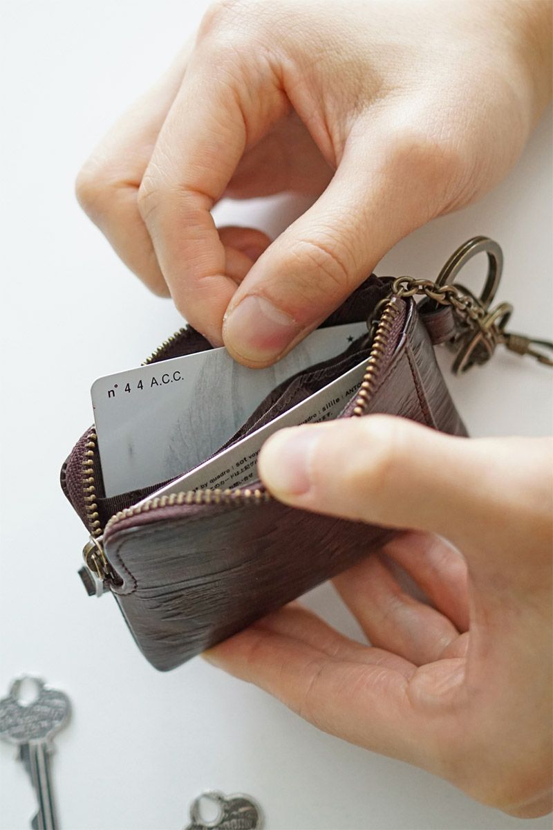 Dakota BLACK LABEL ダコタ ブラックレーベル グレイン コインケース（キーホルダー付） 0620075