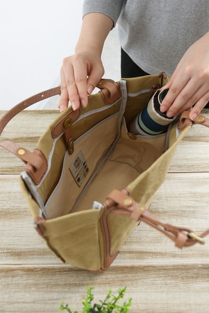 SEAGULL SHIP シーガルシップ 防水ドゥーマン 防水バイオクロス×栃木レザー トートバッグ（B5） SMIC-130