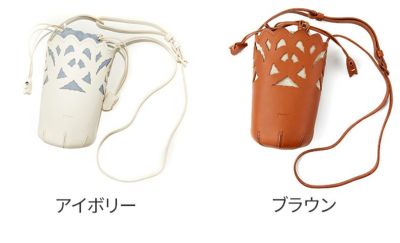 genten ゲンテン Garden cutwork ガーデンカットワーク ショルダーバッグ 43953