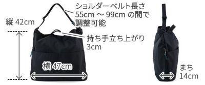 BAGGY PORT バギーポート 10号高密度帆布 BLACK ブラック ワンショルダーバッグ YNM-427